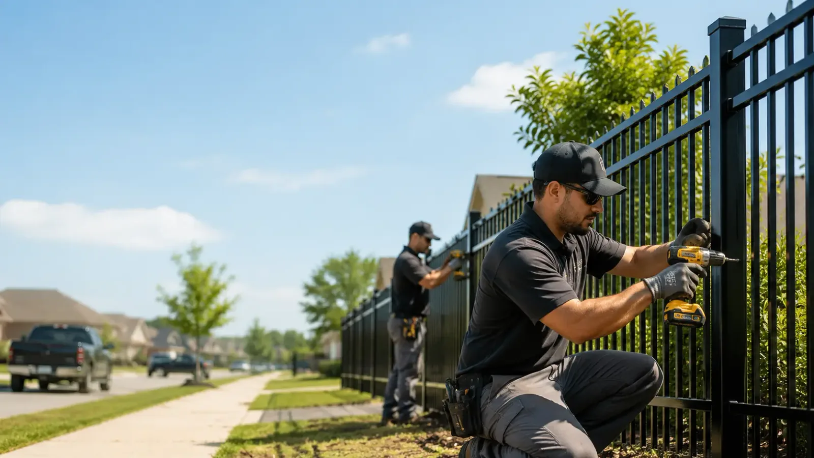 Metal Fence Installation in Purmela, TX